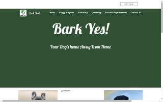 Bark Yes website
