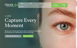 Cascade Eye & Skin Centers, PC website