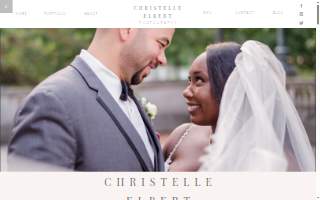 Christelle Elbert Photography website