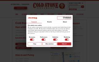 Cold Stone Creamery of Lacey website