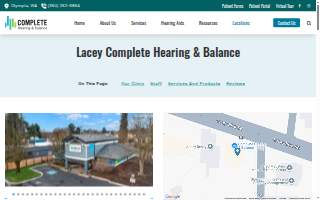 Complete Hearing & Balance website