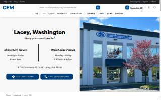 Contract Furnishings Mart of Lacey website