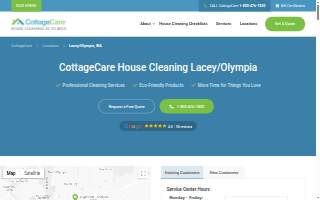 CottageCare Lacey & Olympia website