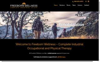Freeborn Wellness PT & OT - Lacey website