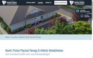 Hawks Prairie Physical Therapy website