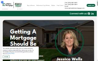 Jessica Wells, Mortgage Broker website