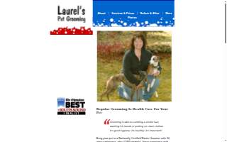 Laurels Pet Grooming website