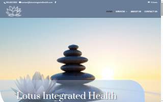 Lotus Integrated Health of Frederickson website