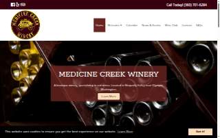 Medicine Creek Winery of Lacey website