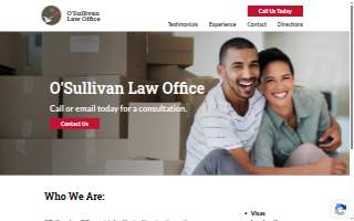 O’Sullivan Law Office website