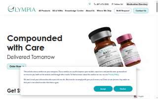 Olympia Women's Health website