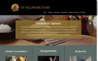 VP Acupuncture of Lacey website