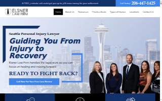 Elsner Law Firm website