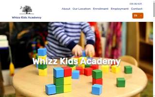 Whizz Kids Academy website