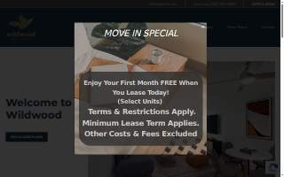 Wildwood Apartments website