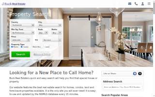 Buck Real Estate website