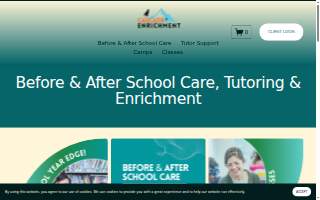 Cascade Enrichment Tutoring website