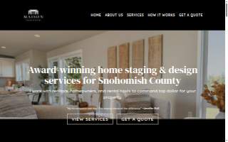 Maison Staging of Lake Stevens website