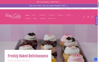 Patty Cakes Bakes website