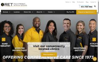 RET Physical Therapy & Healthcare Specialists of Lake Stevens website
