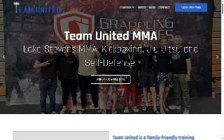 Team United MMA website