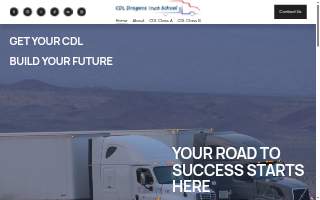 CDL Dragons Truck School website