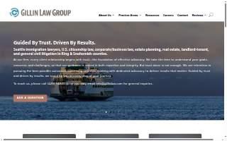 Gillin Law Group, PLLC of Lake Stickney website