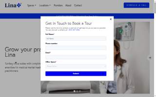 Lina Wellness Clinic website