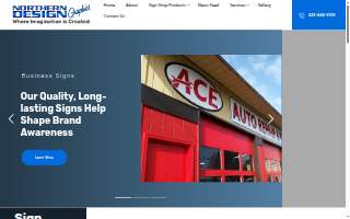 Northern Design Graphics of Lake Stickney website