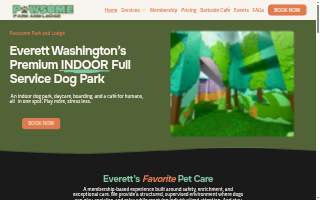 Pawsome Park and Lodge website
