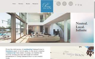 Prestige Escrow website