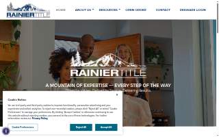 Rainier Title of Lake Stickney website
