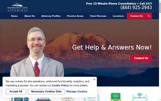 Washington State Attorneys, PLLC of Lake Stickney website