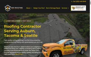 Bee Roofing and Exteriors, LLC website