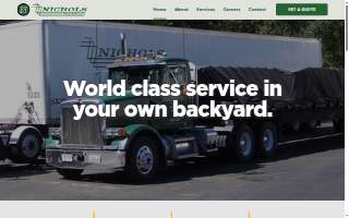 Nichols Trucking Co Inc of Kenmore website