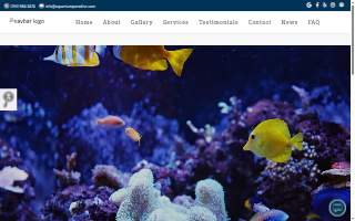 Aquarium Paradise website