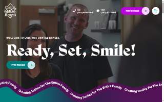 Comfort Dental Braces - Lakewood website