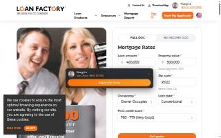 Hung le mortgage website
