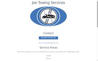 Joe Towing website