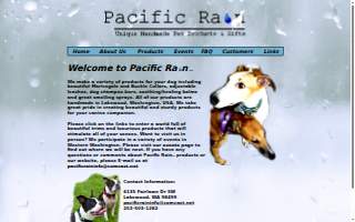 Pacific Rain website