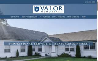 Valor Memorial, Funeral Home, Chapel and Cremation Services website