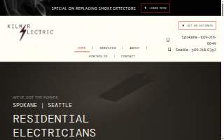 KILMER Electric Inc. website