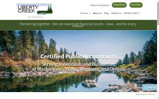 Liberty Creek Financial Services website