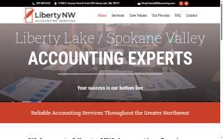 Liberty NW Accounting Services website