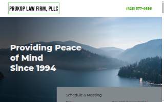 Prukop Law Firm, Harold K. Prukop, Jr., Attorney at Law website