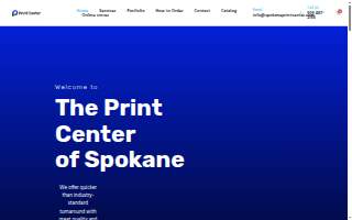 Spokane Print Center of Liberty Lake website