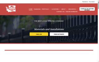 Washington Fence website
