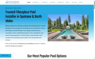 Water Magic & Pools website