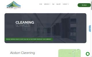 Alston Cleaning website
