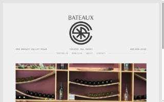 Bateaux Cellars website
